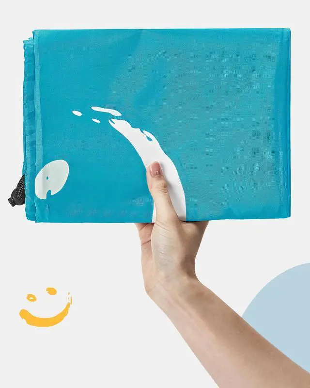 Alt view image 4 of 7 - 2 Pack XL Laundry Bags 28" x 40", Extra Large Dirty Clothes Organizer Holds 3-4 Loads, Machine Washable Drawstring Laundry Bag for Dorm, Camp, Laundromat, Family, Travel, Gray & Sky Blue