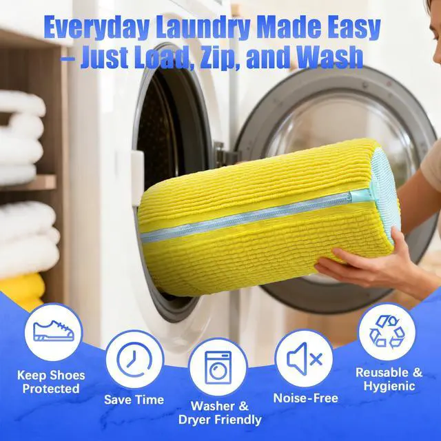 Alt view image 4 of 7 - Shoe Bag for Washing Machine, 2 Pack Shoe Laundry Bag