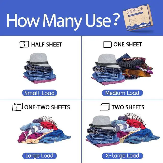 Alt view image 3 of 6 - Laundry Detergent Sheets Up to 160 Loads, Fresh Linen - Great For Travel,Apartments, Dorms,Laundry Detergent Strips Eco Friendly & Hypoallergenic