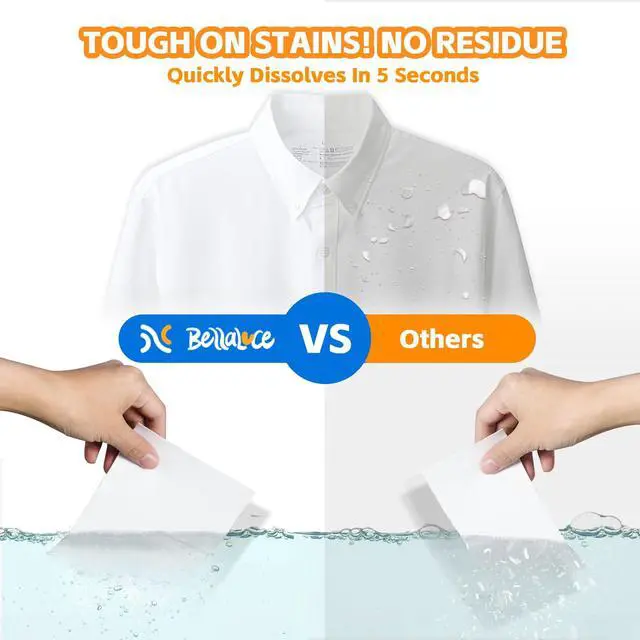 Alt view image 2 of 7 - Laundry Detergent Sheets - Laundry Sheets, 400 Loads, Eco-Friendly, Plastic-Free, Fresh Linen Scent, Space Saving, Fast Dissolve & Hypoallergenic