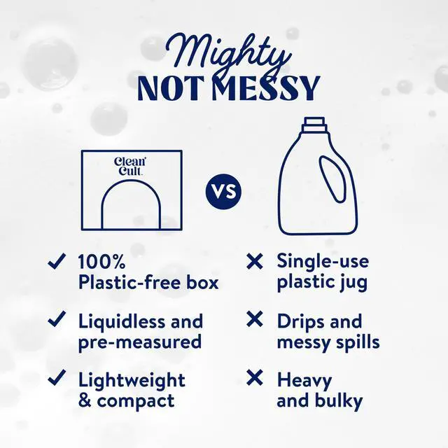 Alt view image 6 of 7 - Laundry Detergent Sheets - Resealable Box - 3 Stain Fighting Enzymes - Fresh Linen - 60 Loads - Free of Harsh Chemicals - No Mess - No Plastic Waste