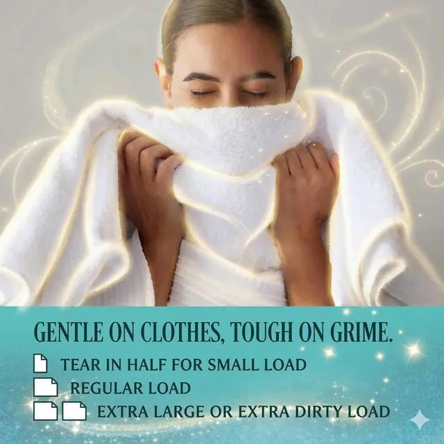 Alt view image 5 of 7 - Magical Laundry Detergent Sheets, 120 Loads | Dissolves Fast, Lifts Stains, Gentle on Skin | Heavy Jug Free, Plastic Free, Forever Chemical Free | Family Owned & Operated | Fresh Scent, 60 Count