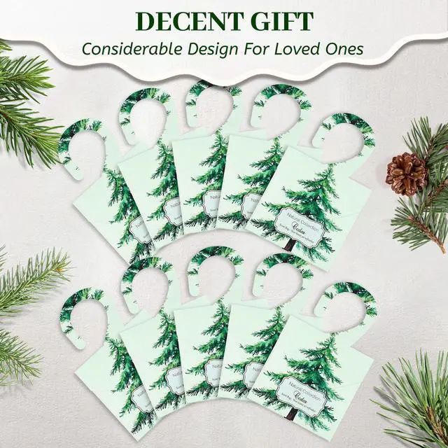 Alt view image 7 of 7 - 24 Pack Cedar Sachets for Drawers and Closets, Natural Closet Freshener Drawer Scented Sachets Hanging Home Fragrance Long Lasting with 10 Hanging Bags
