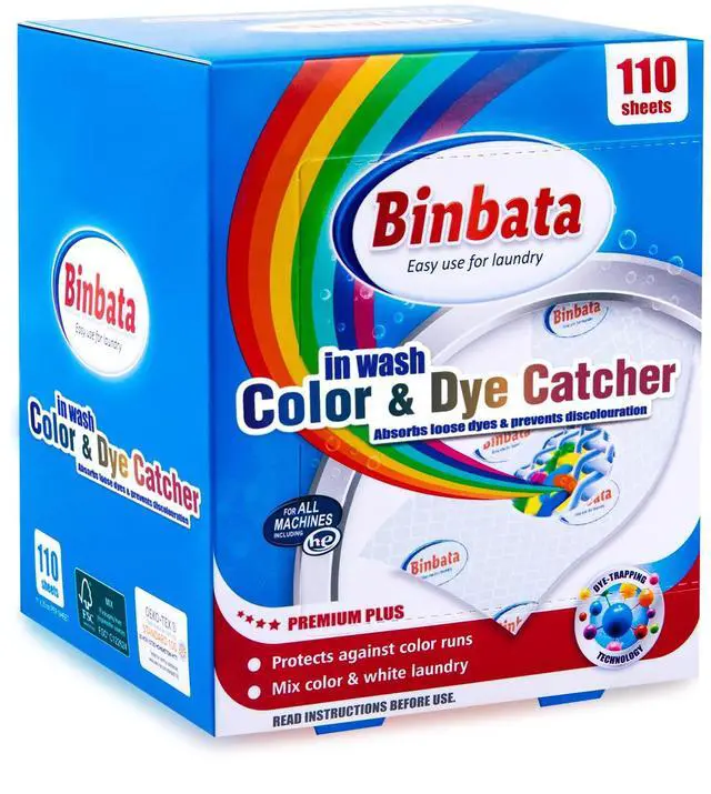 Main image of Color Grasper for Laundry 110 Count, Fragrance Free Dye Catcher Essential for Home Use, Dye Guard Grabber Sheets for Laundry in-Wash Sheets