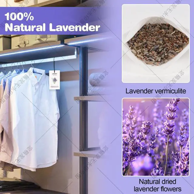 Alt view image 6 of 6 - 6-in-1 Natural Scented Sachets - 8 Pack Mixed Fragrance Collection with Rose, Lavender, Cedar, Linen, Jasmine & Gardenia for Home, Closet, Drawer | Long Lasting Air Freshener & Deodorizer