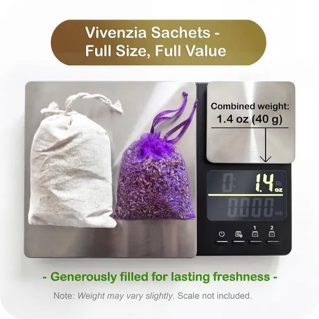 Alt view image 6 of 7 - 20 Pack Cedar Sachets & Lavender Sachets for Drawers and Closets- Cedar Chips for Clothes Storage- Dried Lavender Sachets for Clothes Storage- Drawer Fresheners for Dresser- Closet Deodorizer