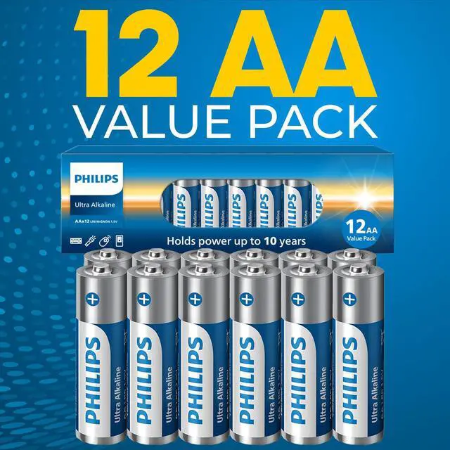 Alt view image 5 of 7 - AA Batteries 12 Pack | 1.5v Ultra Alkaline Double A Battery | 132% More Power Then Industry Standard | Long-Lasting | 10-Year Shelf Life | Ideal for Indoor & Outdoor Use | Premium Performance.