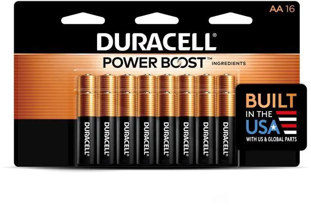 Main image of Coppertop AA Batteries with Power Boost Ingredients, 16 Count (Pack of 1) Long-lasting Alkaline Double AA Battery for Household and Office Devices