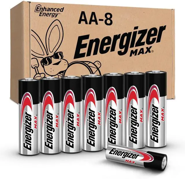 Main image of MAX AA Batteries (8 Pack), Double A Alkaline Batteries