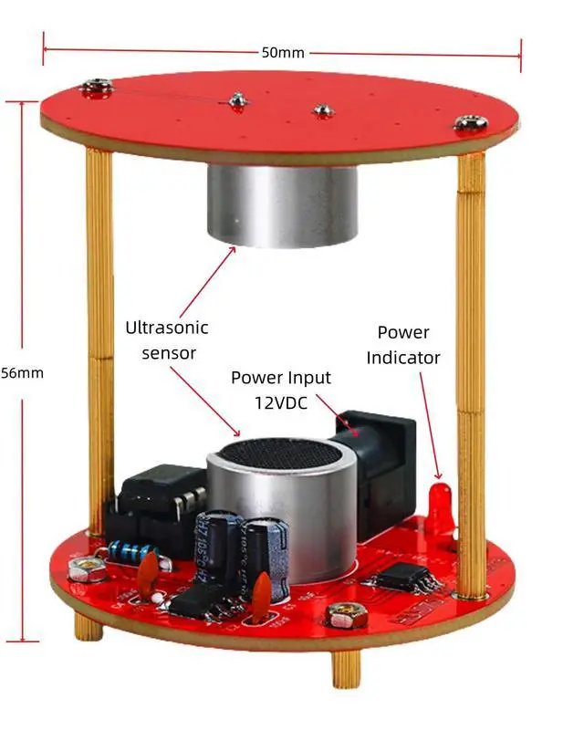 Alt view image 4 of 7 - DIY Ultrasonic Suspension Standing Wave Controller Soldering Practice Kit, DIY Electronic Kit, Fun Science Kit, STEM kit, Ultrasonic Standing Wave Controlled Levitation kit