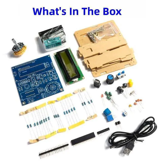 Alt view image 6 of 7 - DIY Frequency, Inductance & Capacitance Meter Soldering Practice kit, Complete Soldering Project kit with Components, PCB & Enclosure, Perfect for Electronics Enthusiasts & Beginners
