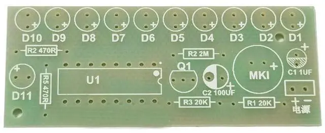 Alt view image 5 of 6 - Soldering Practice Kit DIY Electronics Learning Board