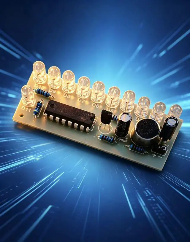 Alt view image 3 of 6 - Soldering Practice Kit DIY Electronics Learning Board