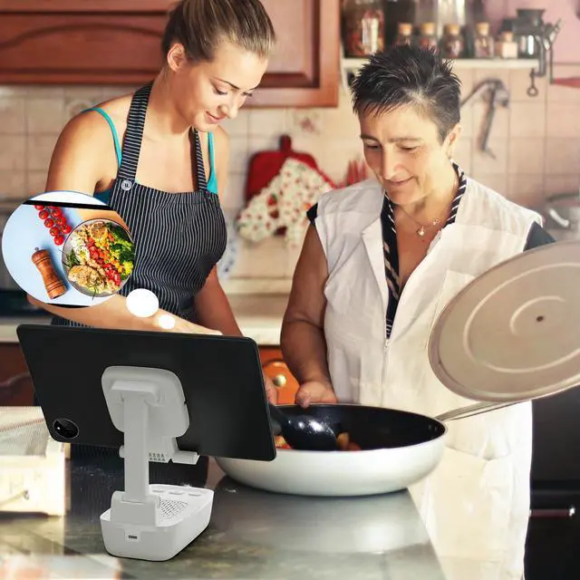 Alt view image 5 of 7 - Gifts for Men Women, from Wife,IPX7 Waterproof Cell Phone Stand with Bluetooth Speaker,Anti-Slip Design Shower Phone Speaker with HD Stereo Sound, Compatible for Any Smartphone/Tablet
