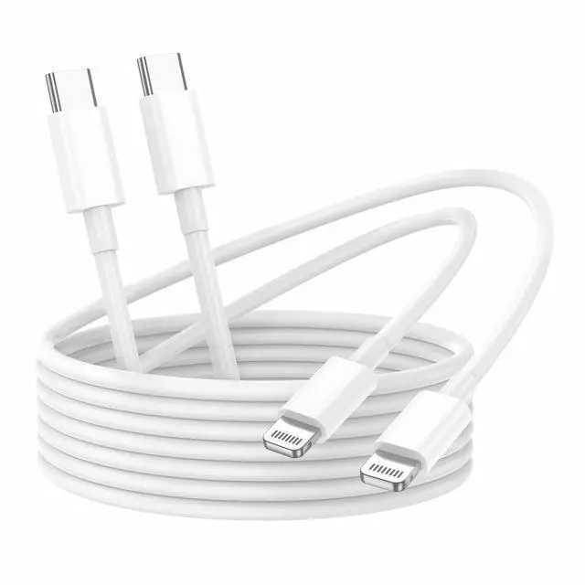 Main image of 2Pack USB C to Lightning Charging Cable 3ft for iPhone 14 Fast Charger Cable, USB Type C to Lightning Power Cord for iPhone 13/12/11 Pro/X/Xs Max/XR/8 Plus/7/6/5/SE, for iPad,Charger Wire 3 Foot