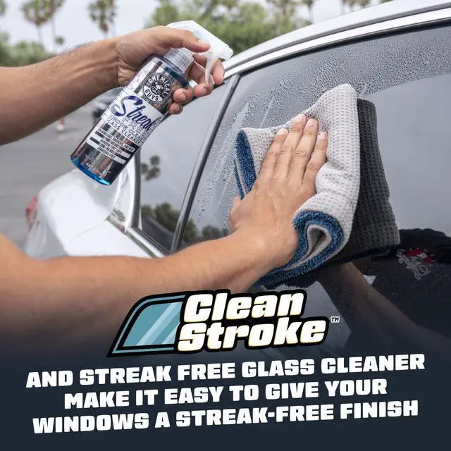 Alt view image 7 of 7 - Clean Stroke Dual-Sided Microfiber Glass Towels - 16 x 16 Premium Streak-Free Cloths for Cars, Trucks, SUVs - Scratch-Free, Lint-Free Detailing Towels for Clear Glass & Mirrors (2 Pack)