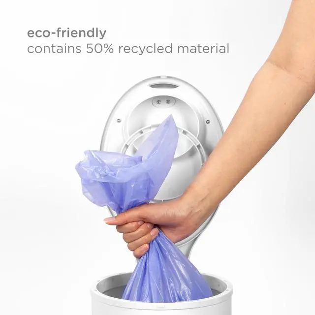Alt view image 3 of 6 - Diaper Pail Plastic Bags, 13-Gallon Capacity, 3 Pack, 75 Count