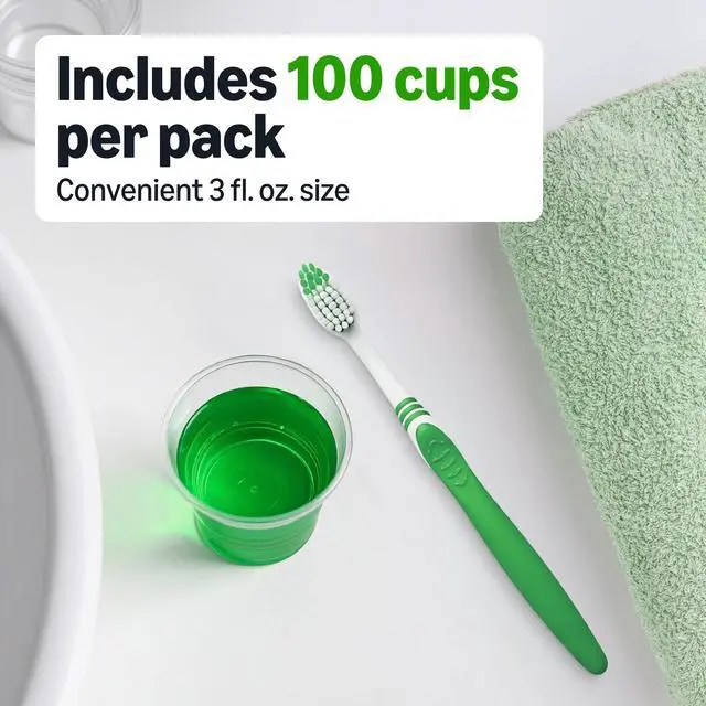 Alt view image 3 of 5 - Mini Disposable Clear Plastic Cups, 3oz, 100 Count