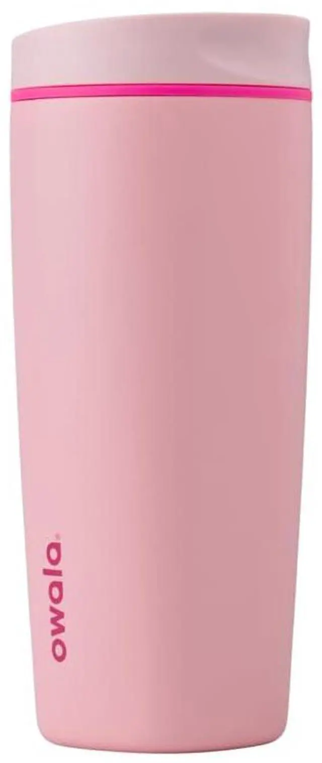 Main image of SmoothSip Slider Insulated Stainless Steel Coffee Tumbler, Reusable Iced Coffee Cup, Hot Coffee Travel Mug, BPA Free 20 oz, Pucker Up