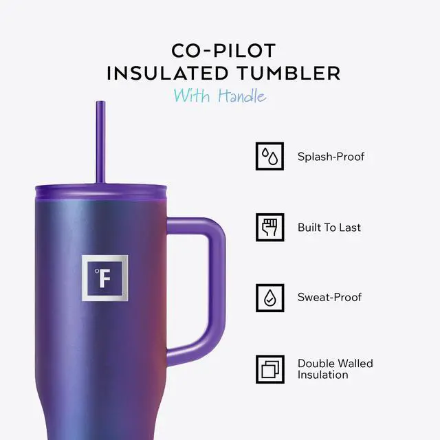 Alt view image 2 of 7 - 40 oz Co-Pilot Insulated Travel Mug