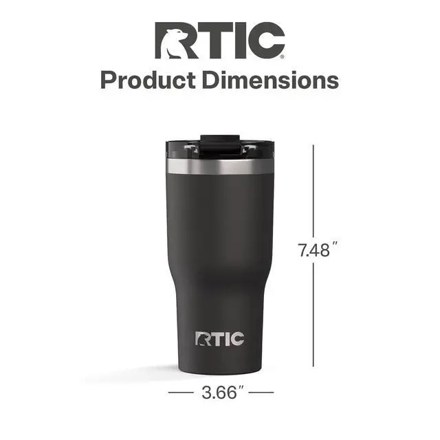 Alt view image 4 of 7 - 20oz Essential Tumbler with Lid, Ceramic Lined, Black