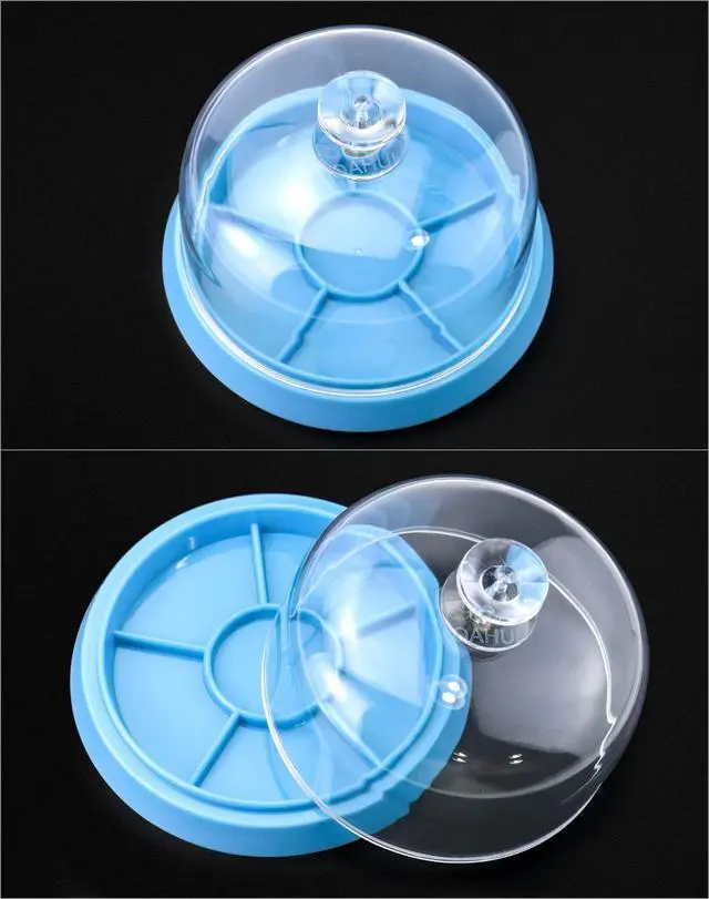 Alt view image 4 of 7 - Watch Movement Dust Cover, 2 Pack Moistureproof Anti-dust Tray Watch Parts Storage Box Maintain The Accuracy of The Instrument Organize Small Parts, Crafts, Jewelry and Watch Fittings
