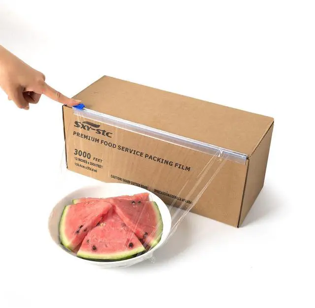 Main image of Food Serivce Cling Film Plastic Food Wrap Cling Wrap12 Inch x 3000 Feet For Restaurant or Big Home Use