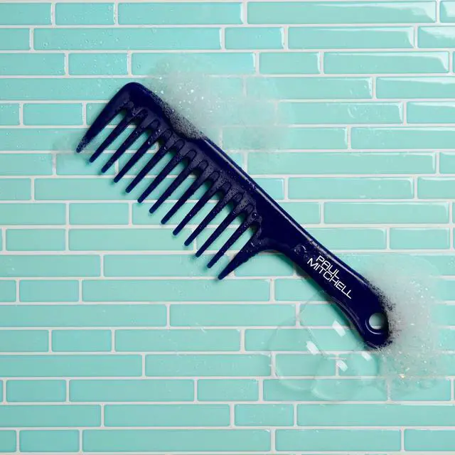 Alt view image 4 of 7 - Detangler Comb, Wide Tooth Comb Detangles Wet or Dry Hair, Night Sky Blue