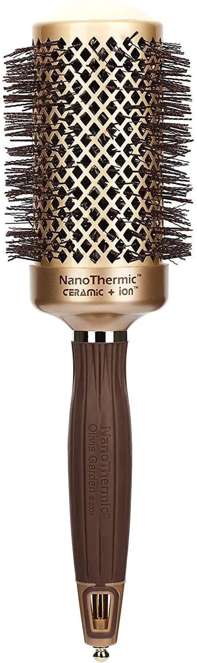 Main image of NanoThermic Ceramic + Ion Round Thermal Hair Brush - Not Electrical - Professional Blowout Brush for Normal to Thick Hair, NT-54 2 1/8"