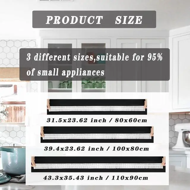 Alt view image 6 of 6 - 30 PCS Kitchen Small Appliance Dust Covers