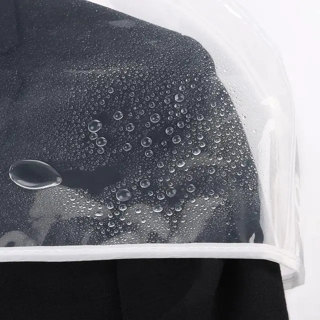 Alt view image 5 of 6 - Clear Shoulder Covers for Clothes Dust Cover Protectors, 15 Pack