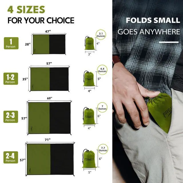 Alt view image 2 of 7 - Pocket Picnic Blanket, Waterproof Blanket for Beach Festival