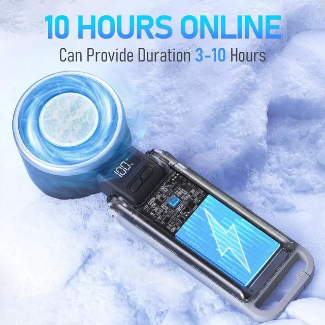 Alt view image 5 of 7 - Portable Handheld Cooling Fan, Travel Essentials, Gifts for Women
