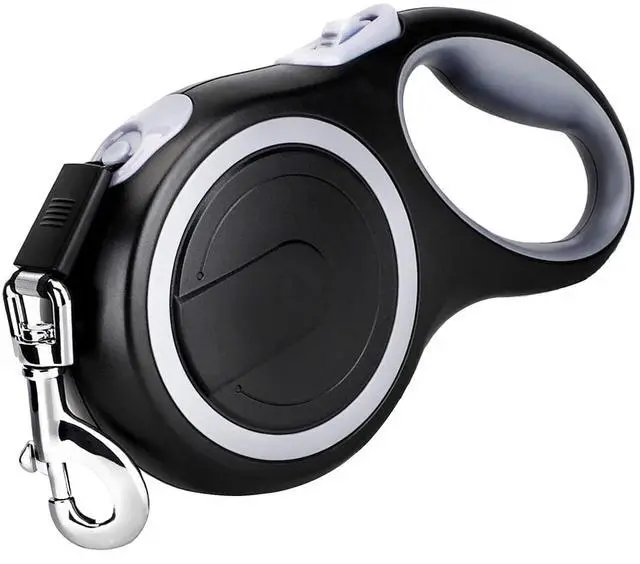 Main image of 26Ft Retractable Dog Leash, Heavy Duty Great Leash for Dog up to 110 lbs, Anti-Slip Rubberized Handle, One-Handed Brake, Strong Nylon Tape, Tangle Free(Large Size).