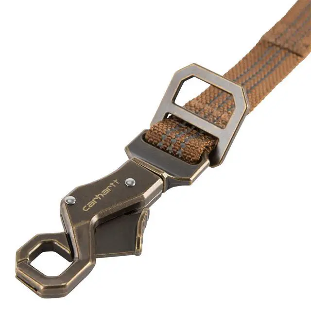 Alt view image 2 of 6 - Shock Absorbing Dog Leash Carhartt Brown