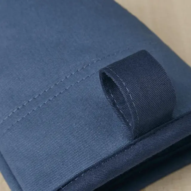 Alt view image 4 of 7 - Beacon Two-Tone Non-Slip Mini Oven Mitt Set, Navy/Ink, 5.5"x8", 2 Piece