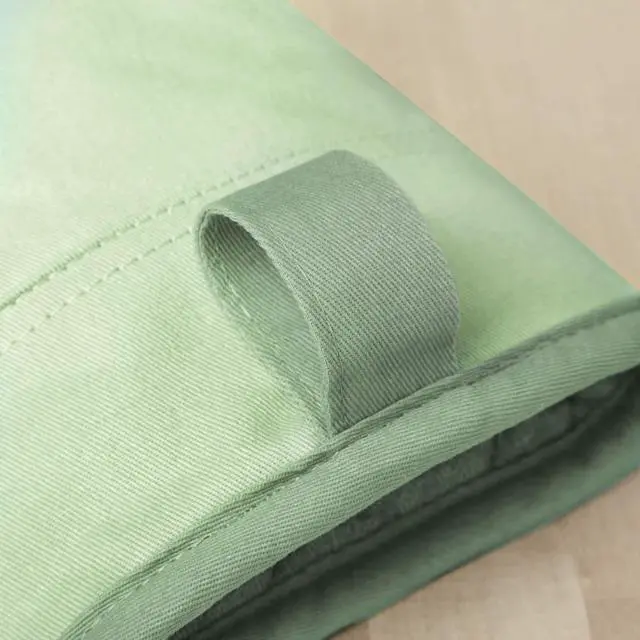 Alt view image 4 of 7 - Beacon Two-Tone Non-Slip Mini Oven Mitt Set, Pistachio/Graphite Green, 5.5"x8", 2 Piece