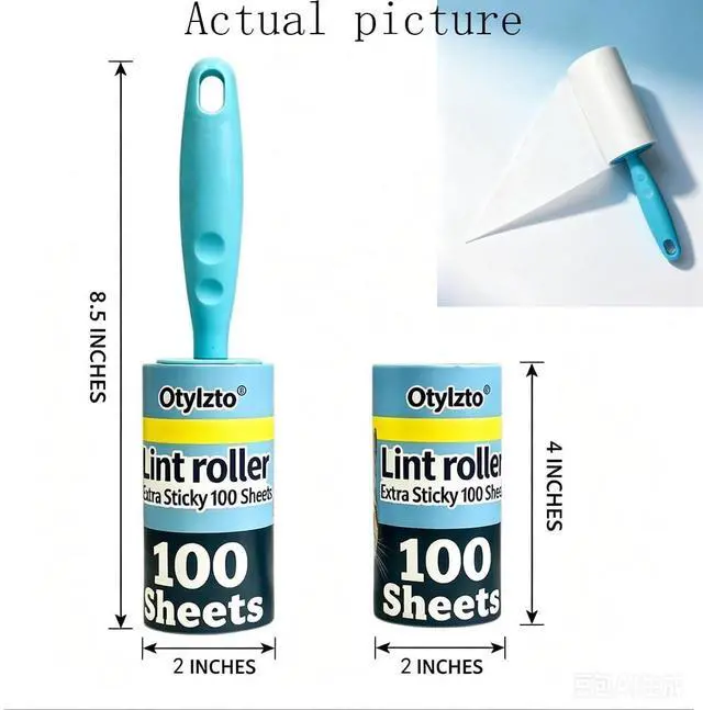 Alt view image 2 of 6 - 600 Sheets Extra Sticky Lint Rollers for Pet Hair lint Remover