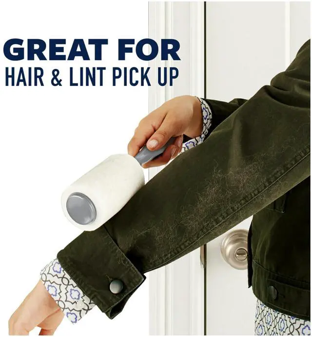Alt view image 4 of 7 - Everyday Clean Lint Roller Refills 6 Roller Refills 420 Sheets White