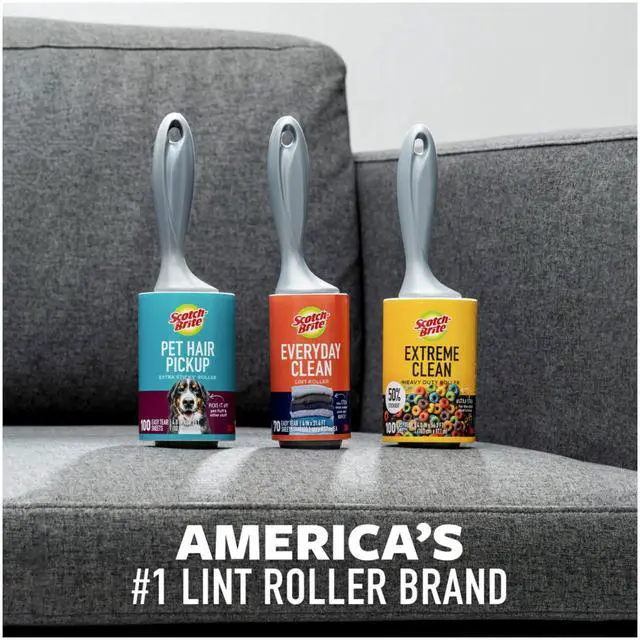 Alt view image 7 of 7 - Everyday Clean Lint Roller Refills 6 Roller Refills 420 Sheets White