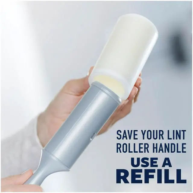 Alt view image 6 of 7 - Everyday Clean Lint Roller Refills 6 Roller Refills 420 Sheets White