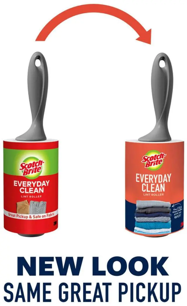 Alt view image 2 of 7 - Everyday Clean Lint Roller Refills 6 Roller Refills 420 Sheets White