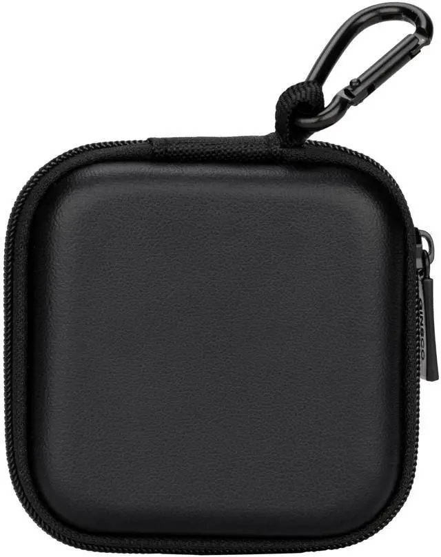 Main image of Mini-Portable Hard Shell Square Earbuds Case for Apple EarPods/Samsung Galaxy Wired/Wireless Earbuds, Cell Phone Accessories Organizer with Carabiner for Earphones