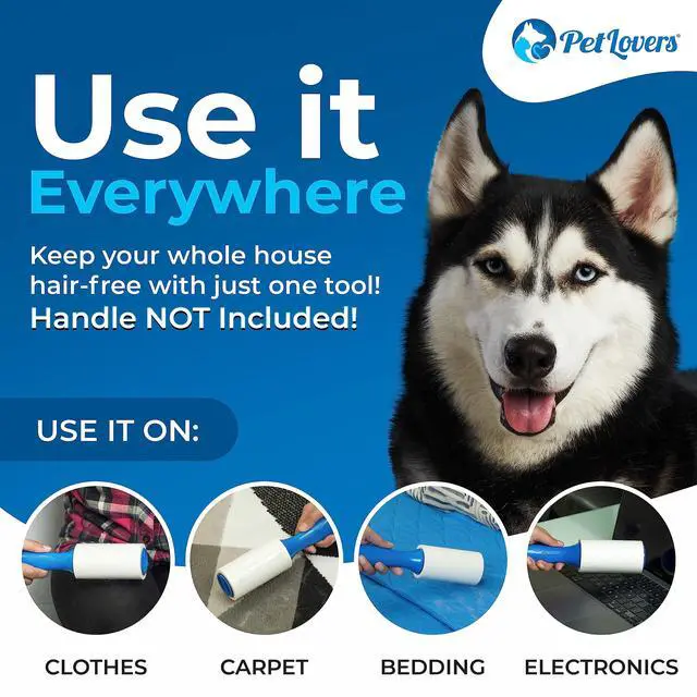 Alt view image 4 of 7 - Extra Sticky Lint Roller 6 Pack of Refills Only - No Handle Included - 90 Sheets Per Refill 540 Sheets Total