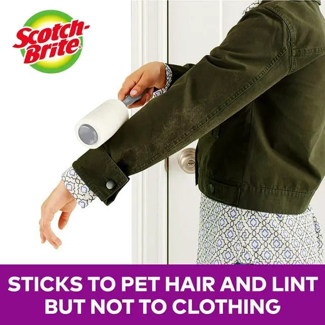 Alt view image 3 of 7 - Pet Extra Sticky Lint Rollers 4 Rollers 48 Sheets Per Roller 192 Sheets Total