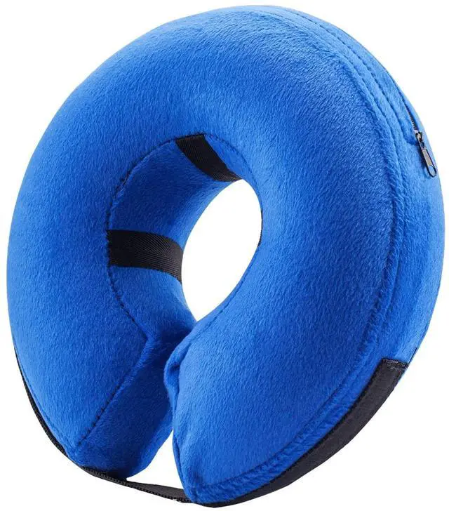 Main image of Inflatable Dog Cone Collar Alternative After Surgery Large, Blue