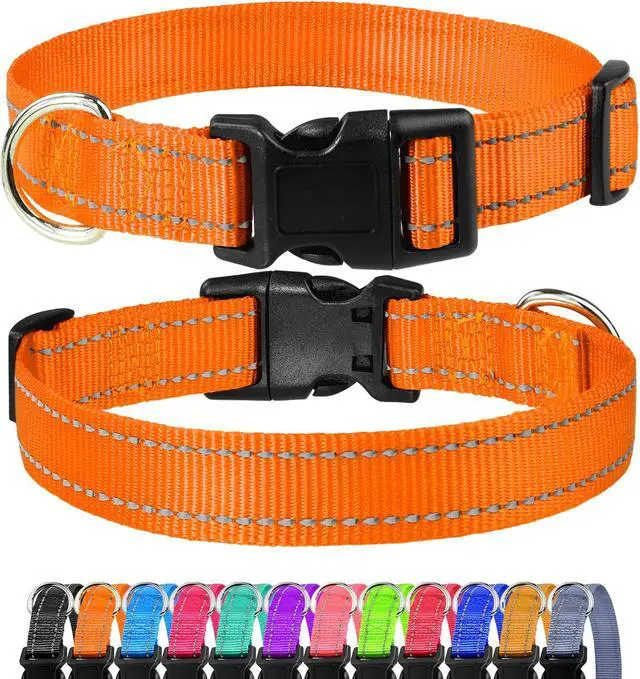 Main image of Reflective Nylon Dog Collar for Large Dogs