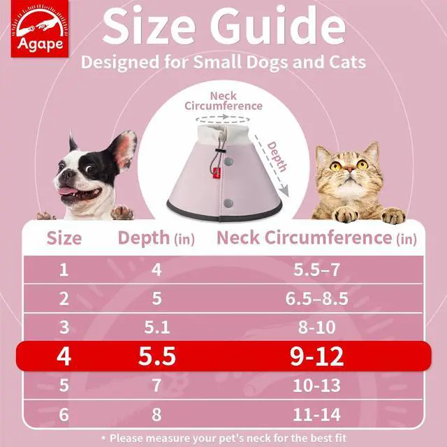 Alt view image 2 of 6 - Soft Dog Cone for Small Dogs & Cats