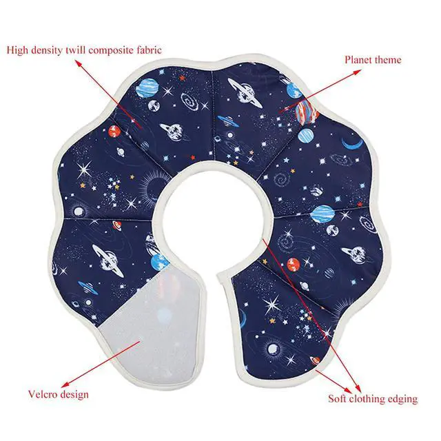 Alt view image 2 of 6 - Soft Cat Cone, Adjustable Recovery Collar After Surgery to Prevent Licking Wound, Protective Cat Neck Cone, Comfortable Pet Elizabethan Collar for Cats Kittens and Puppies (M)