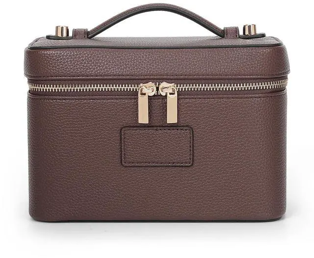 Main image of Makeup Bag Vanity Case for Women Leather Cosmetic Bag Travel Toiletry Bags Portable Makeup Organizer Case
